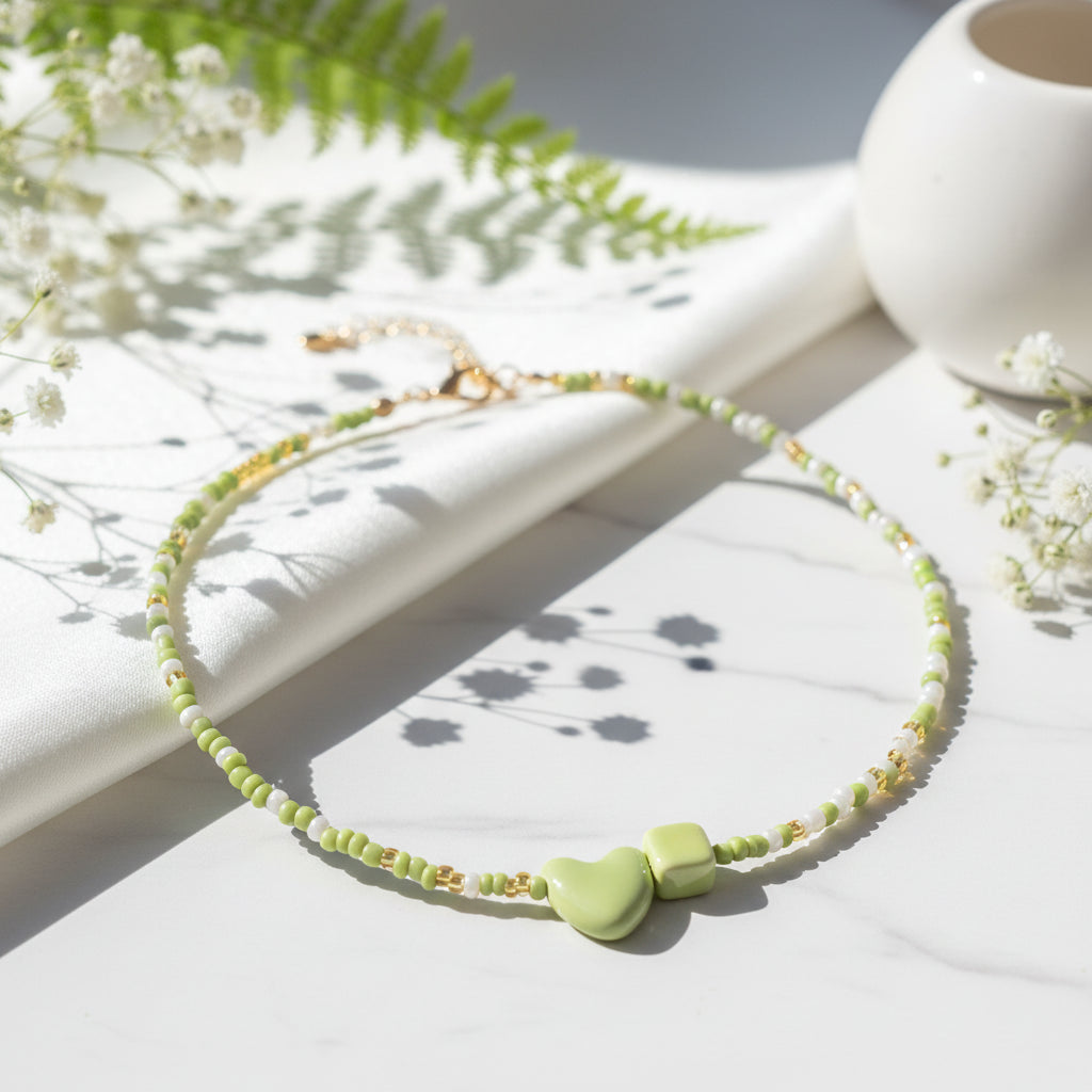 Amour Geometry Necklace - 10 colors - Hello Baabs