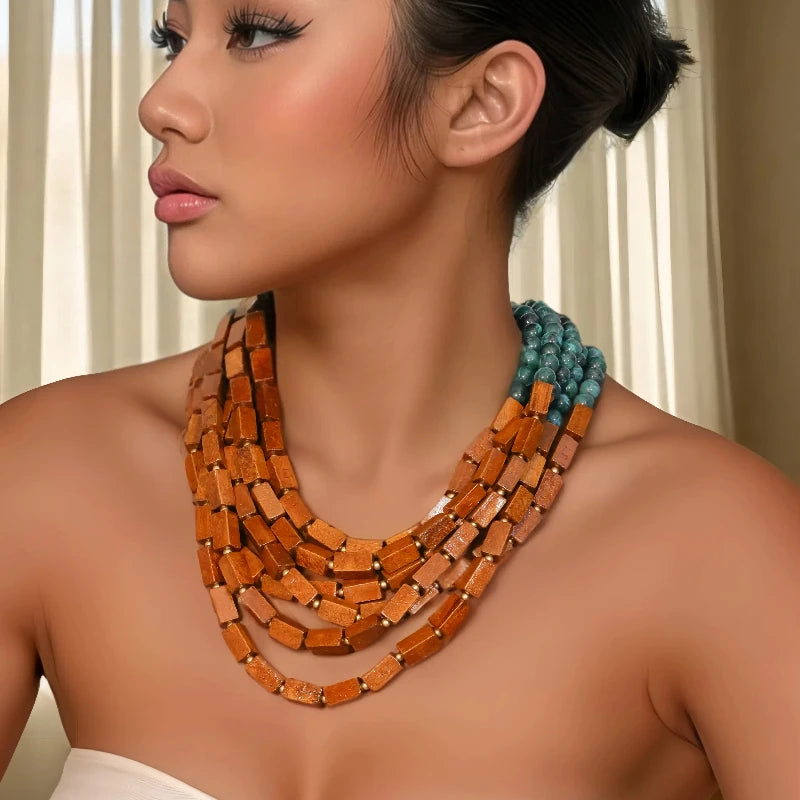 Aria Statement Necklace - hello baabs 