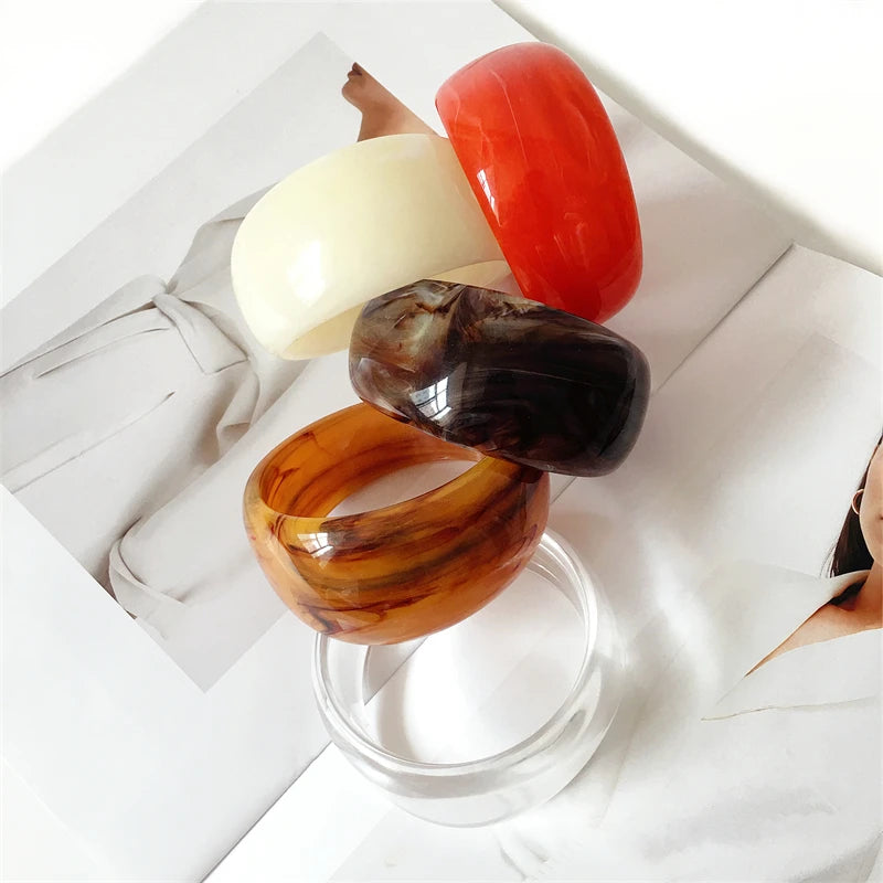 Aurora Drift Bangles (2.63" diameter) - 13 colors - Hello Baabs LLC 