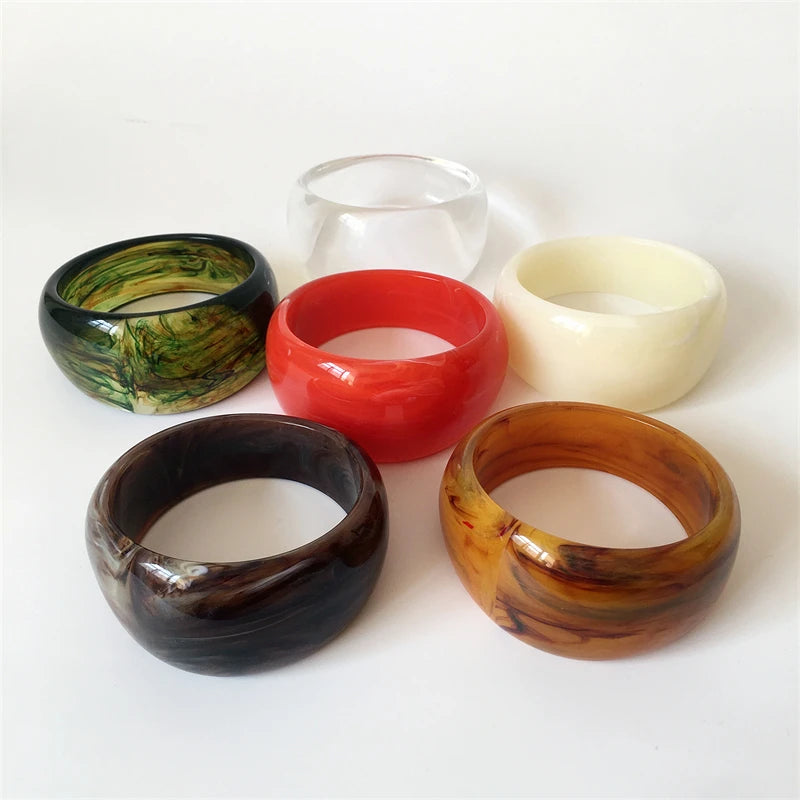 Aurora Drift Bangles (2.63" diameter) - 13 colors - Hello Baabs LLC 