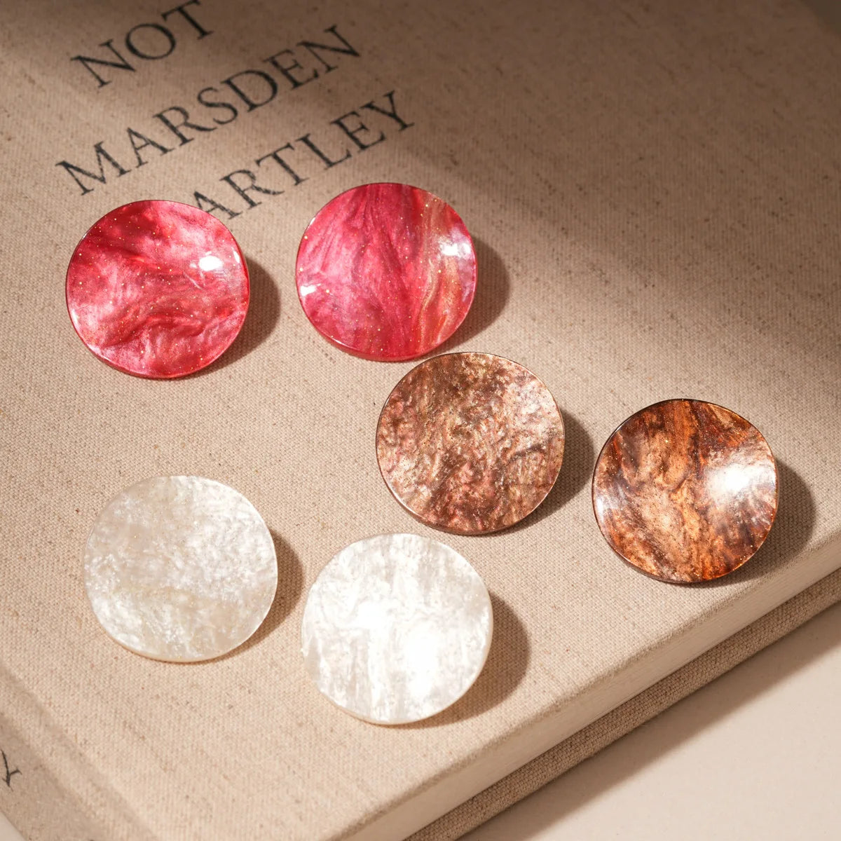 Autumn Disc Earrings - 3 colors - Hello Baabs LLC 