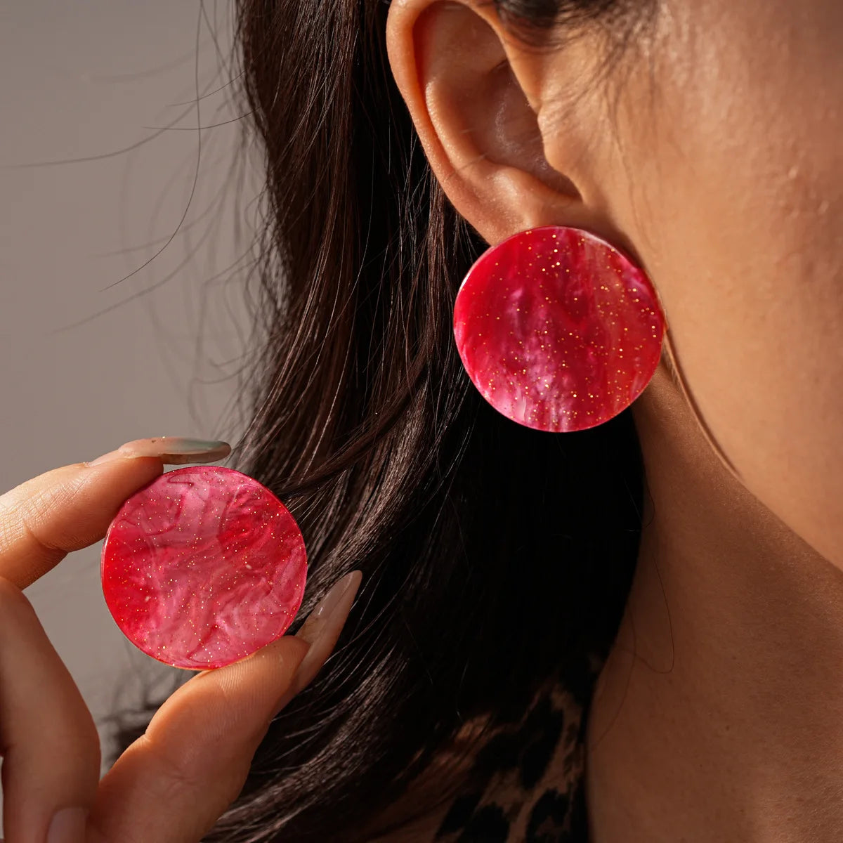 Autumn Disc Earrings - 3 colors - Hello Baabs LLC 