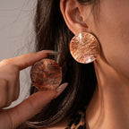 Autumn Disc Earrings - 3 colors - Hello Baabs LLC 
