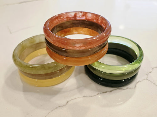 Baabs Bangle Trio (3 piece set; 2.55" diameter) - 3 colors - hello baabs 