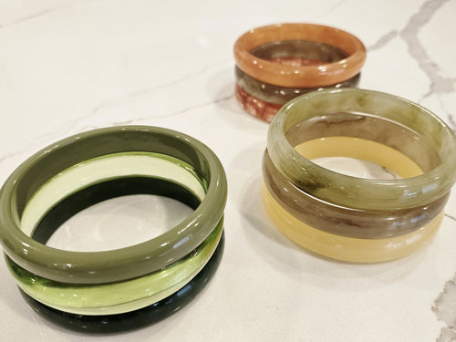 Baabs Bangle Trio (3 piece set; 2.55" diameter) - 3 colors - hello baabs 