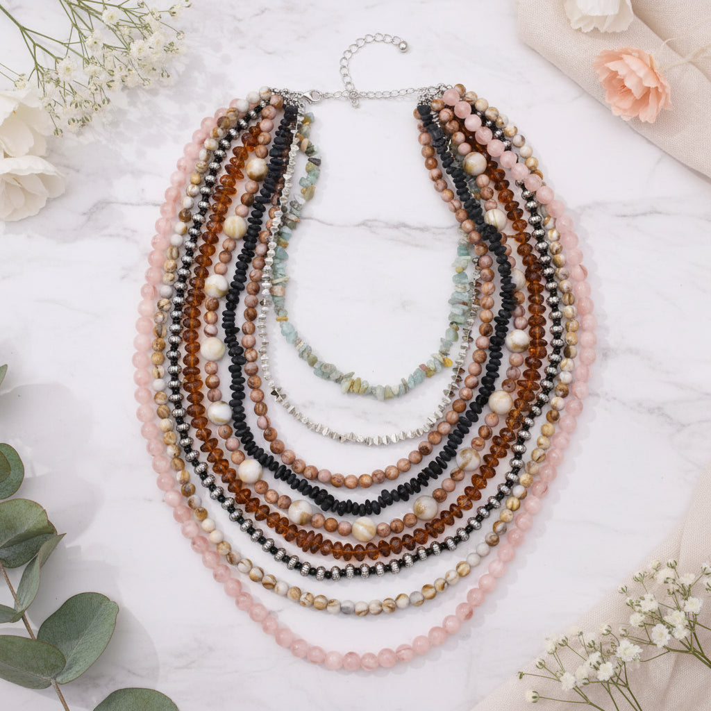 Baroque Bloom Necklace - Hello Baabs