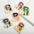 Beach Bliss Babe Brooch - 6 colors - Hello Baabs
