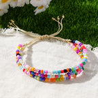 Bead Wave Adjustable Bracelets (2 pc set) - Hello Baabs LLC 