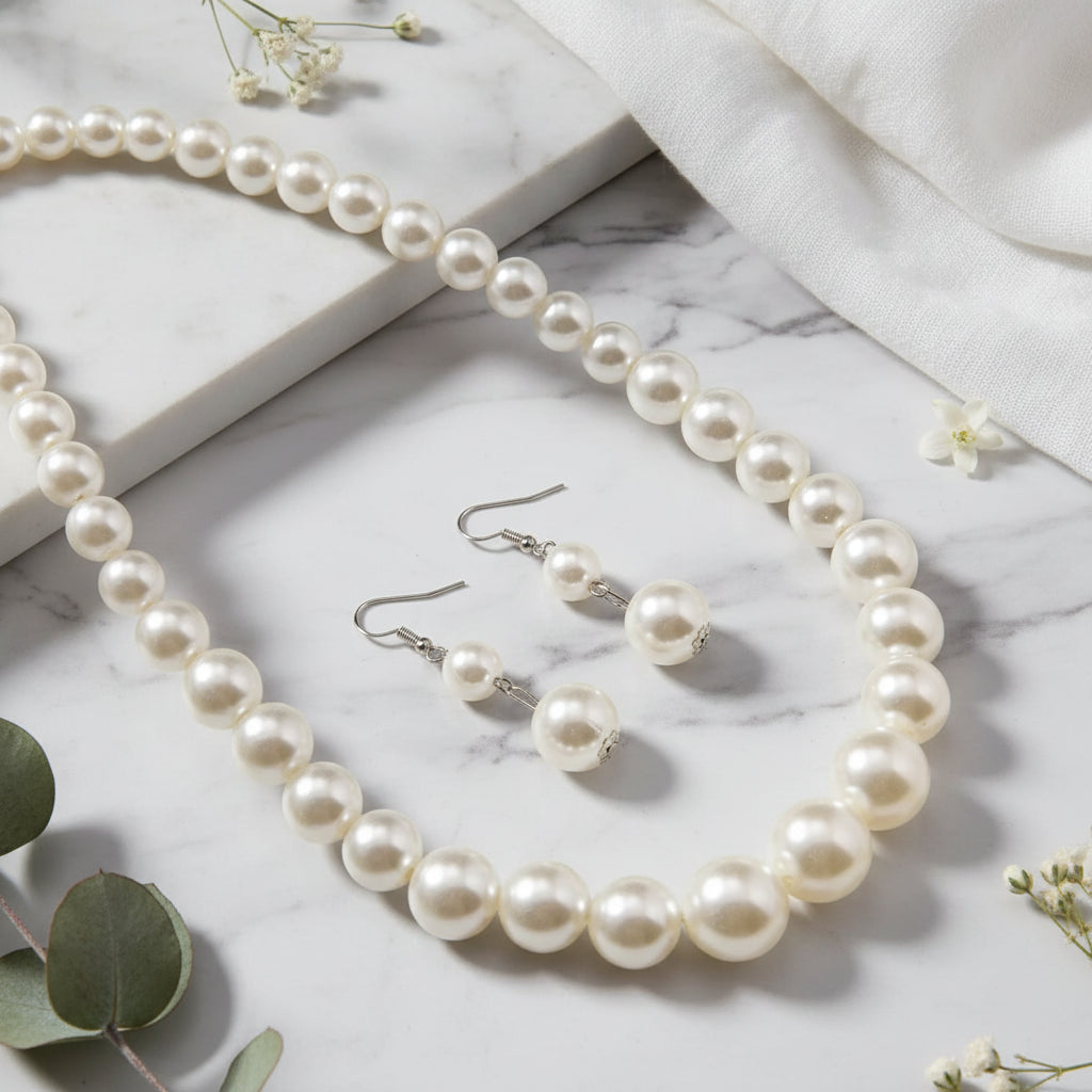 Beaded Glory Necklace & Earrings Set - 5 colors - Hello Baabs