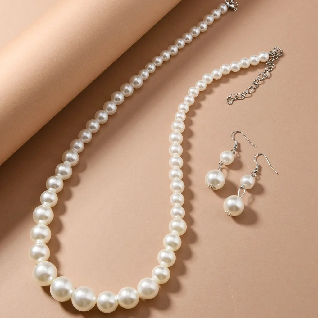 Beaded Glory Necklace & Earrings Set - 5 colors - hello baabs 