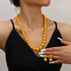 Beaded Glory Set (necklace and earrings set) - 6 colors - hello baabs 
