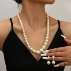 Beaded Glory Set (necklace and earrings set) - 6 colors - hello baabs 