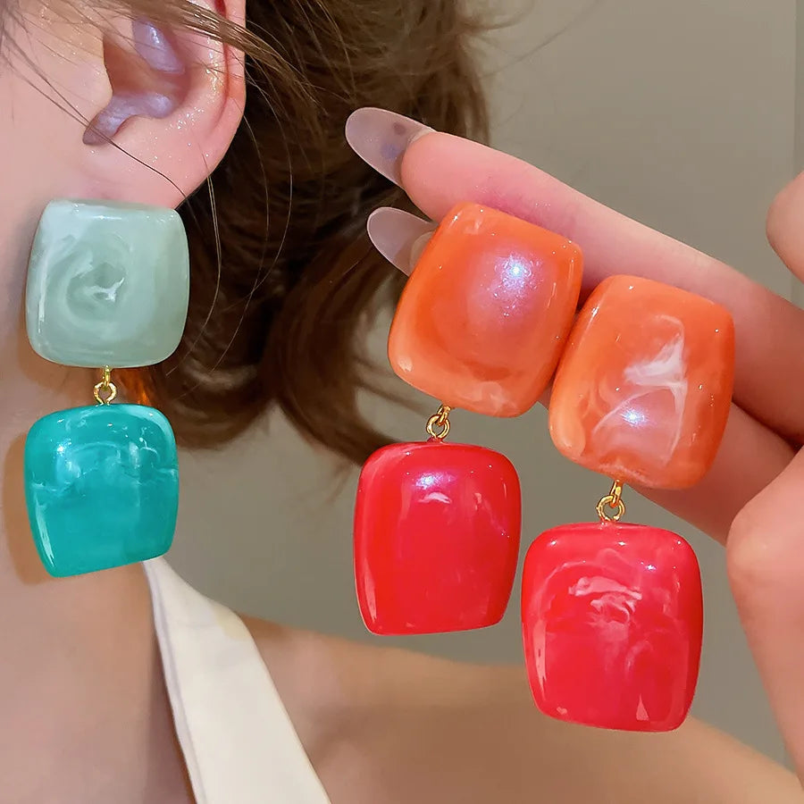 Block & Flow Earrings - 2 colors - Hello Baabs LLC 
