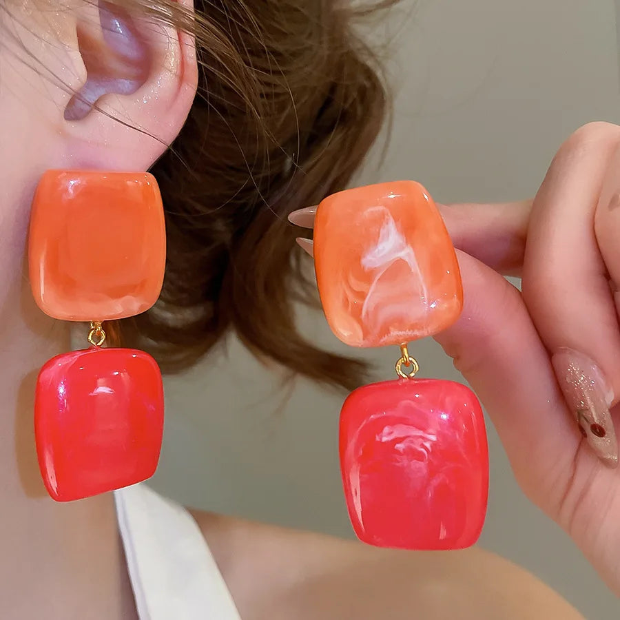 Block & Flow Earrings - 2 colors - Hello Baabs LLC 