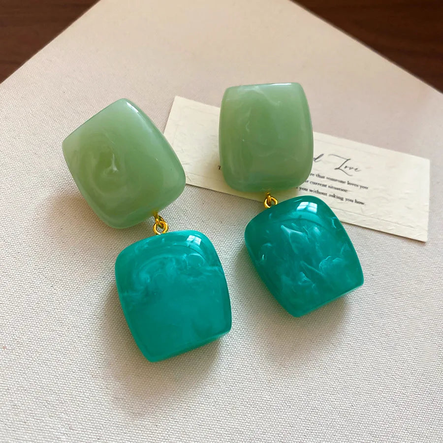 Block & Flow Earrings - 2 colors - Hello Baabs LLC 