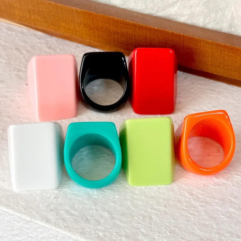 Block Party Ring (size 9) - 6 colors - hello baabs 