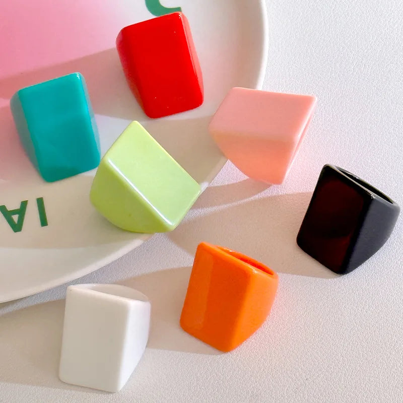 Block Party Ring (size 9) - 6 colors - hello baabs 