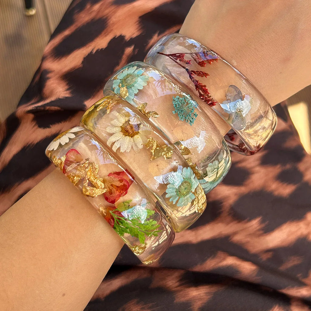 Bloom Bash Bangle (2.75" diameter) - 4 colors - Hello Baabs LLC 