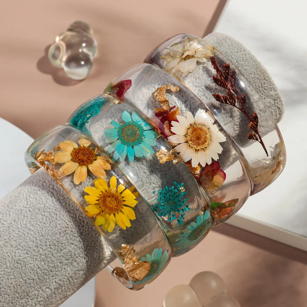 Bloom Bash Bangle (2.75" diameter) - 4 colors - Hello Baabs LLC 