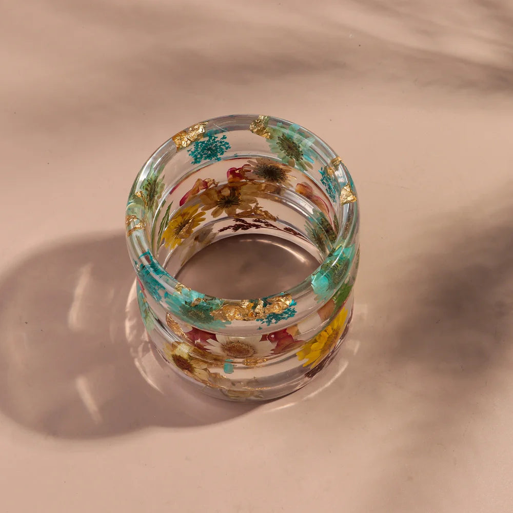 Bloom Bash Bangle (2.75" diameter) - 4 colors - Hello Baabs LLC 