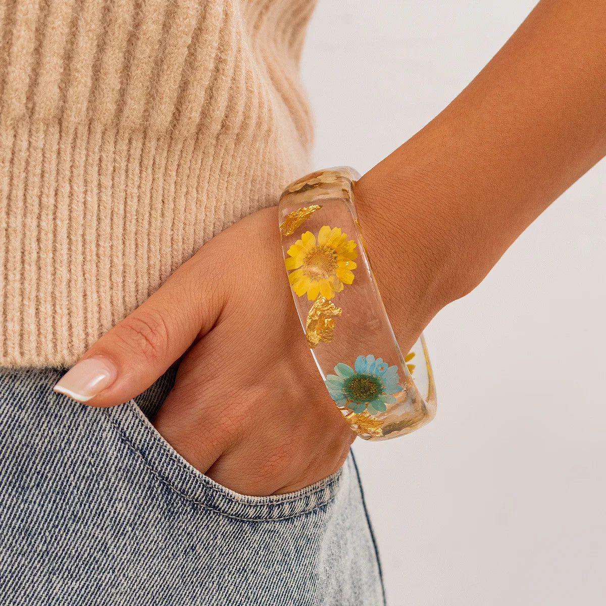 Bloom Bash Bangle (2.75" diameter) - 4 colors - Hello Baabs LLC 