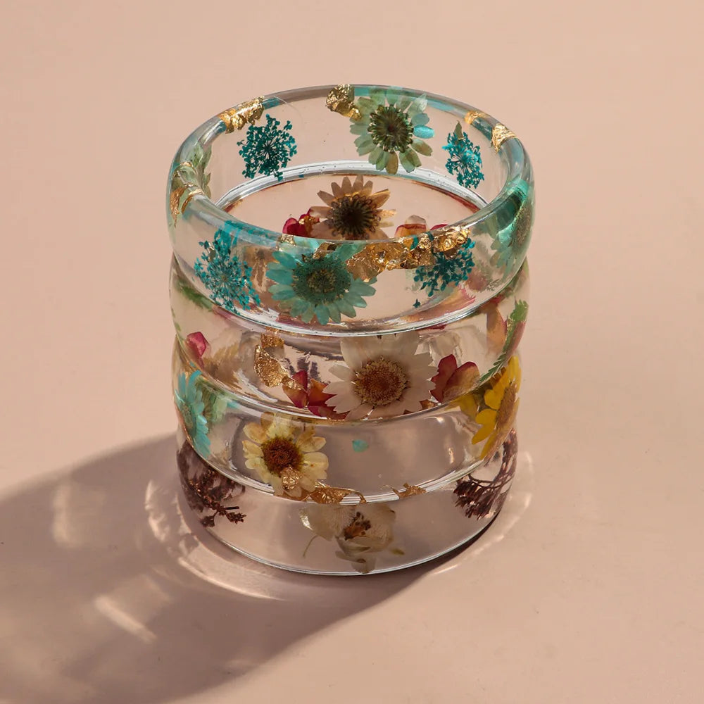 Bloom Bash Bangle (2.75" diameter) - 4 colors - hello baabs 