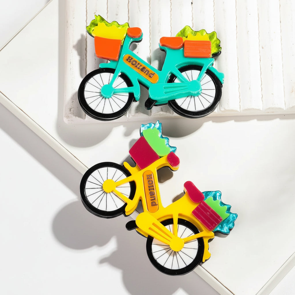 Bloom & Ride Pin - 2 colors - Hello Baabs