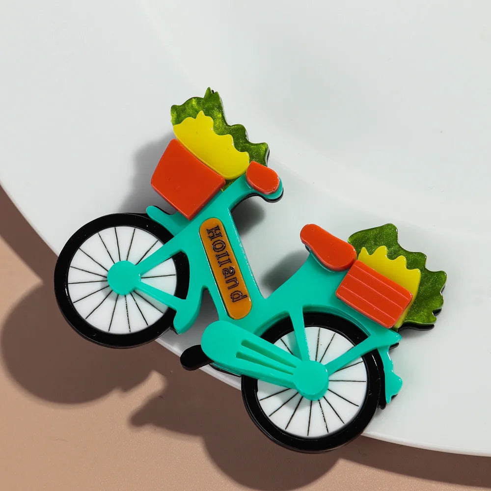 Bloom & Ride Pin - 2 colors - Hello Baabs