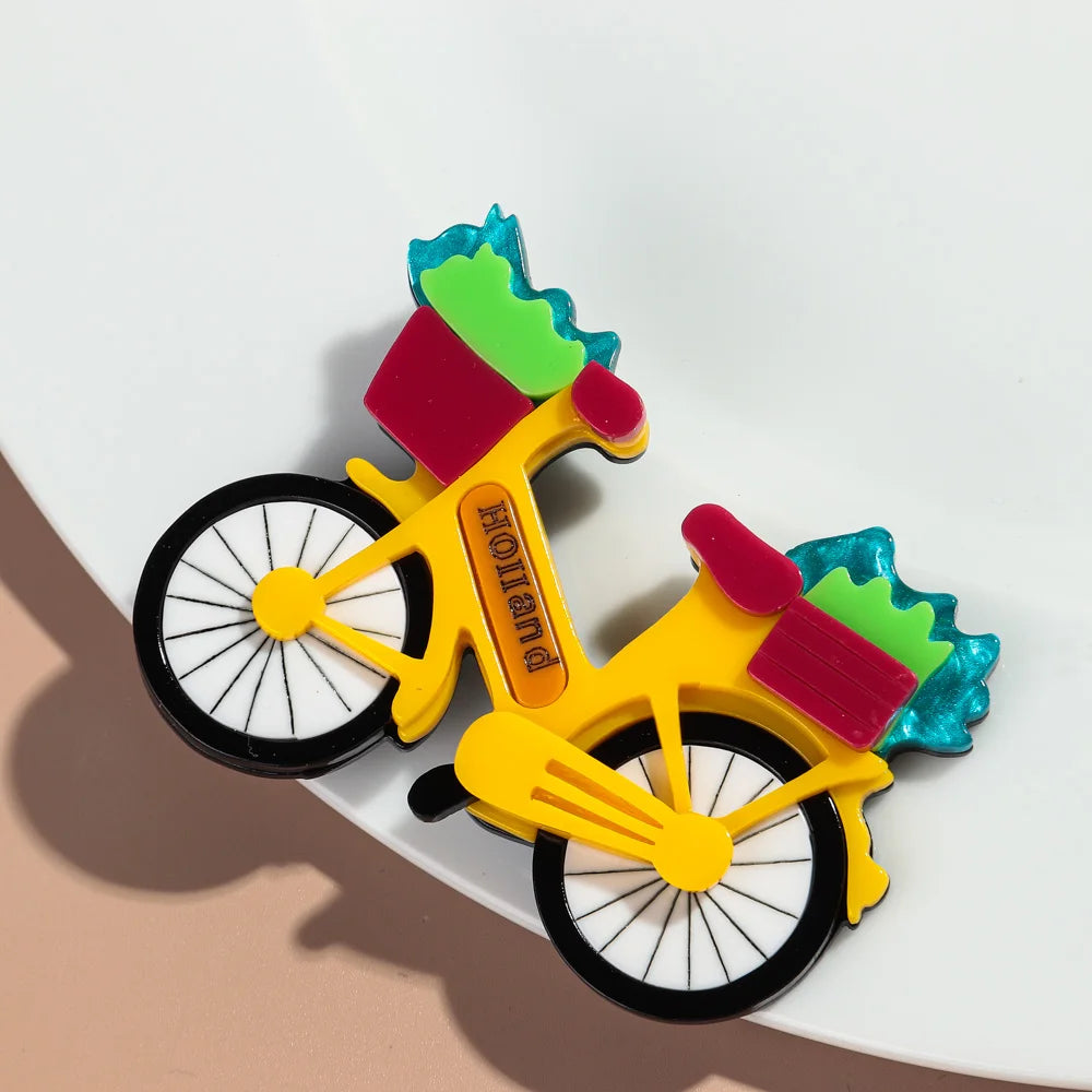 Bloom & Ride Pin - 2 colors - Hello Baabs