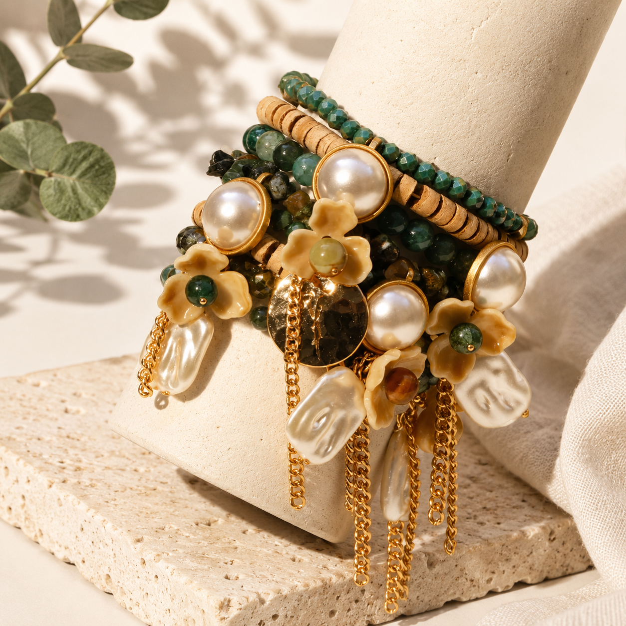Bloom Trail Bracelet Stack - Hello Baabs