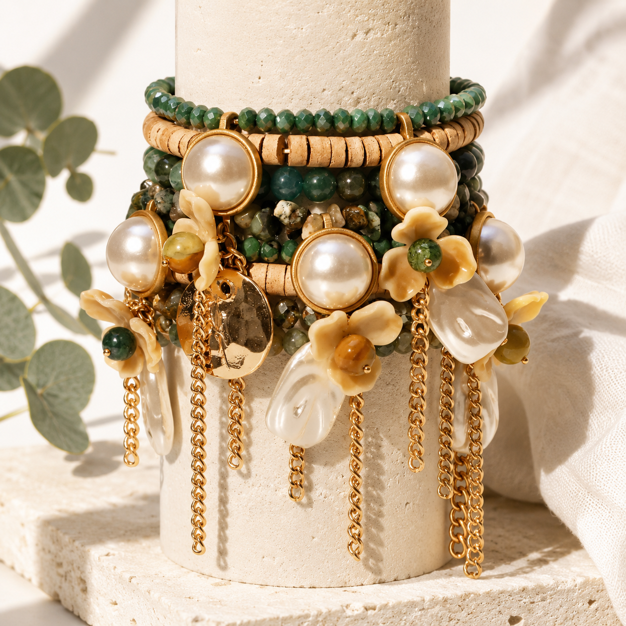 Bloom Trail Bracelet Stack - Hello Baabs