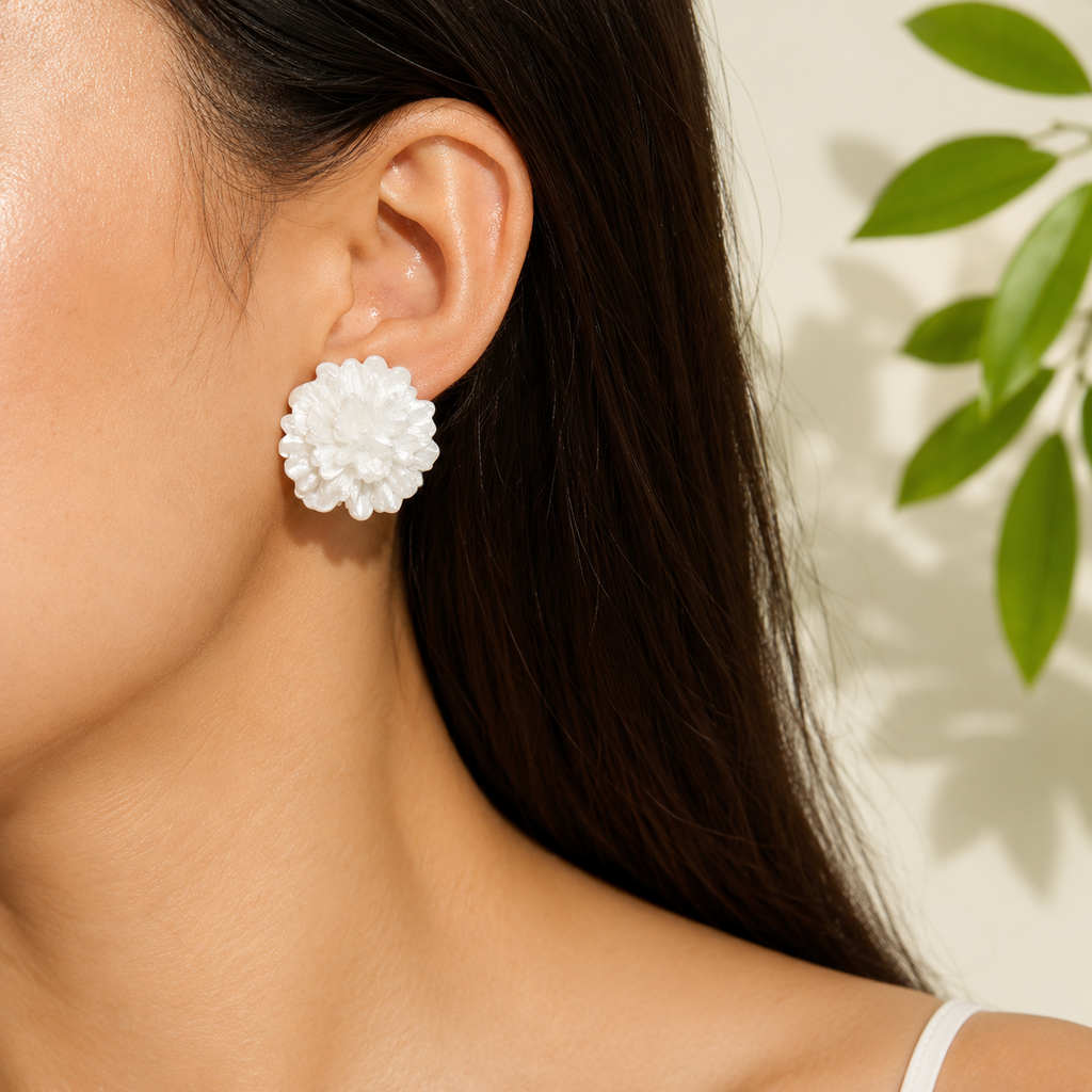 Blossom Bud Earrings - 4 color variants - Hello Baabs