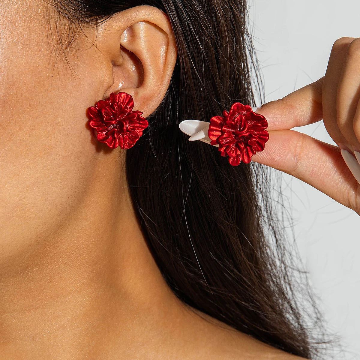 Blossom Bud Earrings - 4 color variants - Hello Baabs LLC 