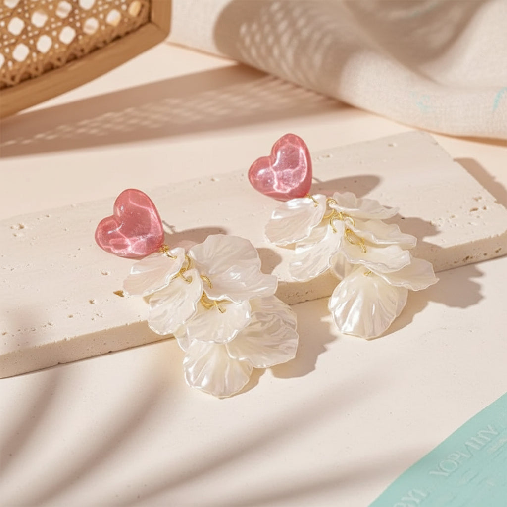 Blush Tide Earrings - Hello Baabs