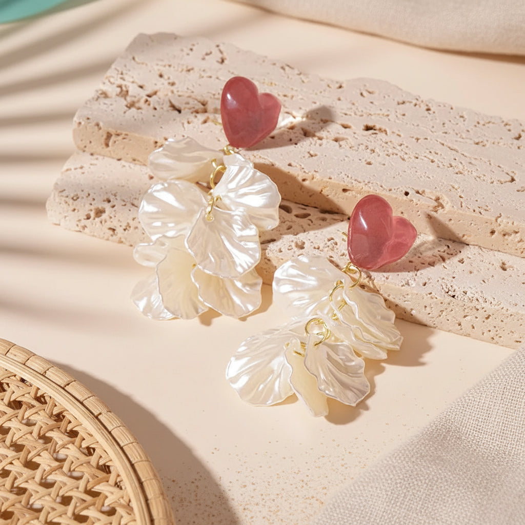Blush Tide Earrings - Hello Baabs