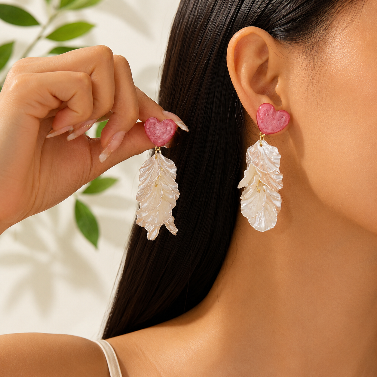 Blush Tide Earrings - Hello Baabs