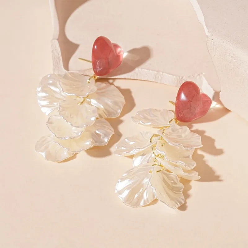 Blush Tide Earrings - Hello Baabs LLC 