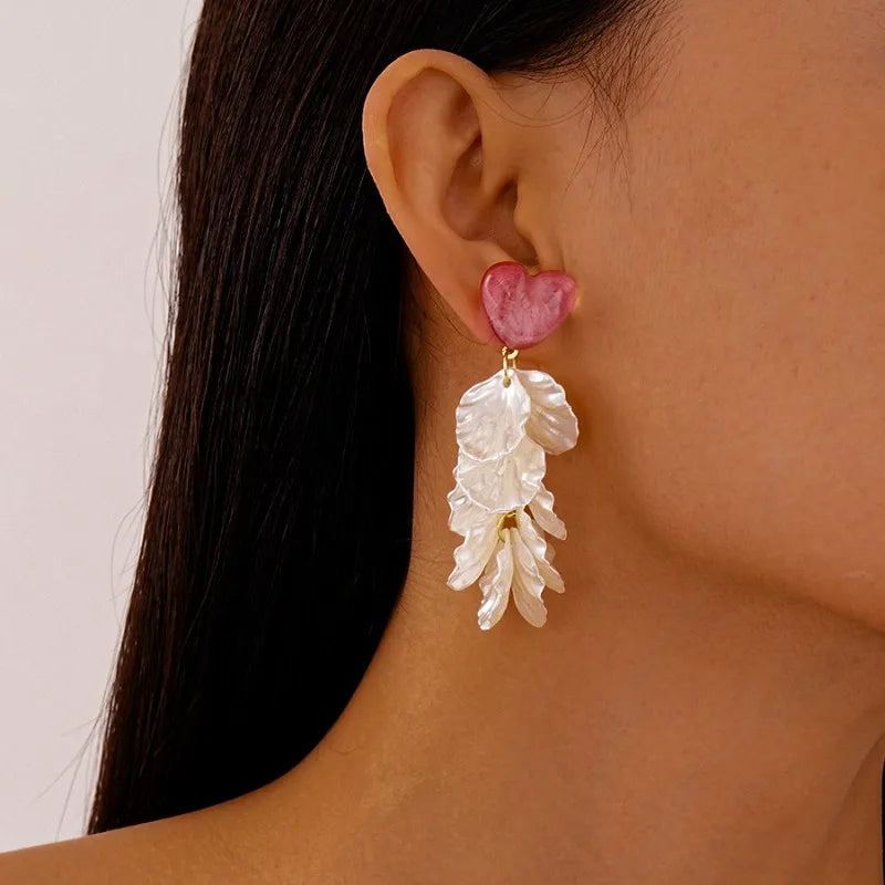 Blush Tide Earrings - Hello Baabs LLC 