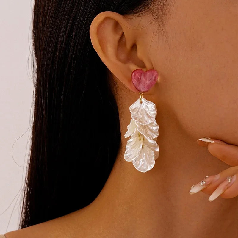 Blush Tide Earrings - Hello Baabs LLC 