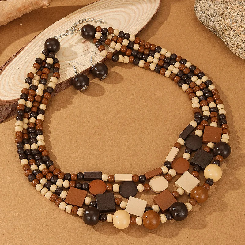 Boheme Ancestry Statement Necklace & Earrings Set - 4 variants - hello baabs 