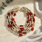 Bohemian Radiance Handmade Necklace - Hello Baabs LLC 