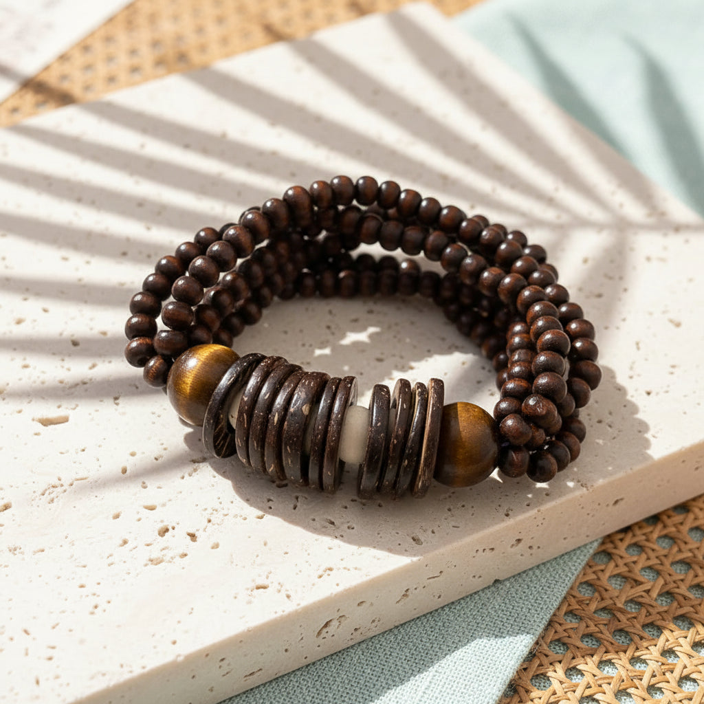 Boho Bark Bliss Bracelets - 9 variants - Hello Baabs