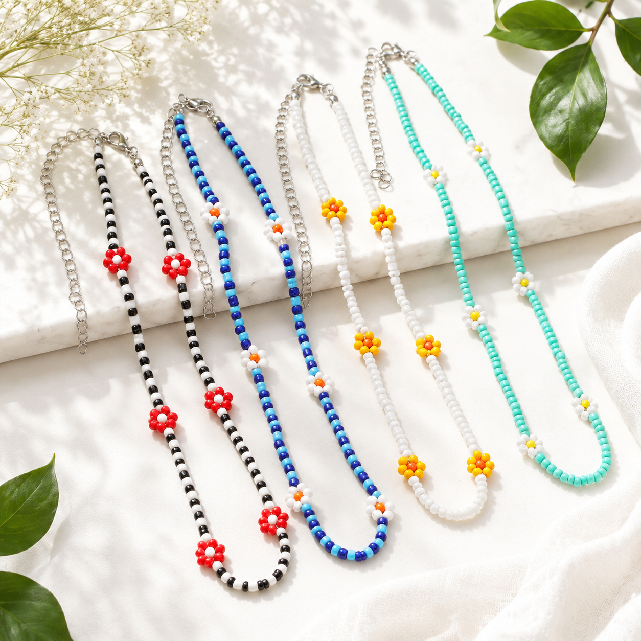 Boho Blossom Necklace - 9 colors - Hello Baabs