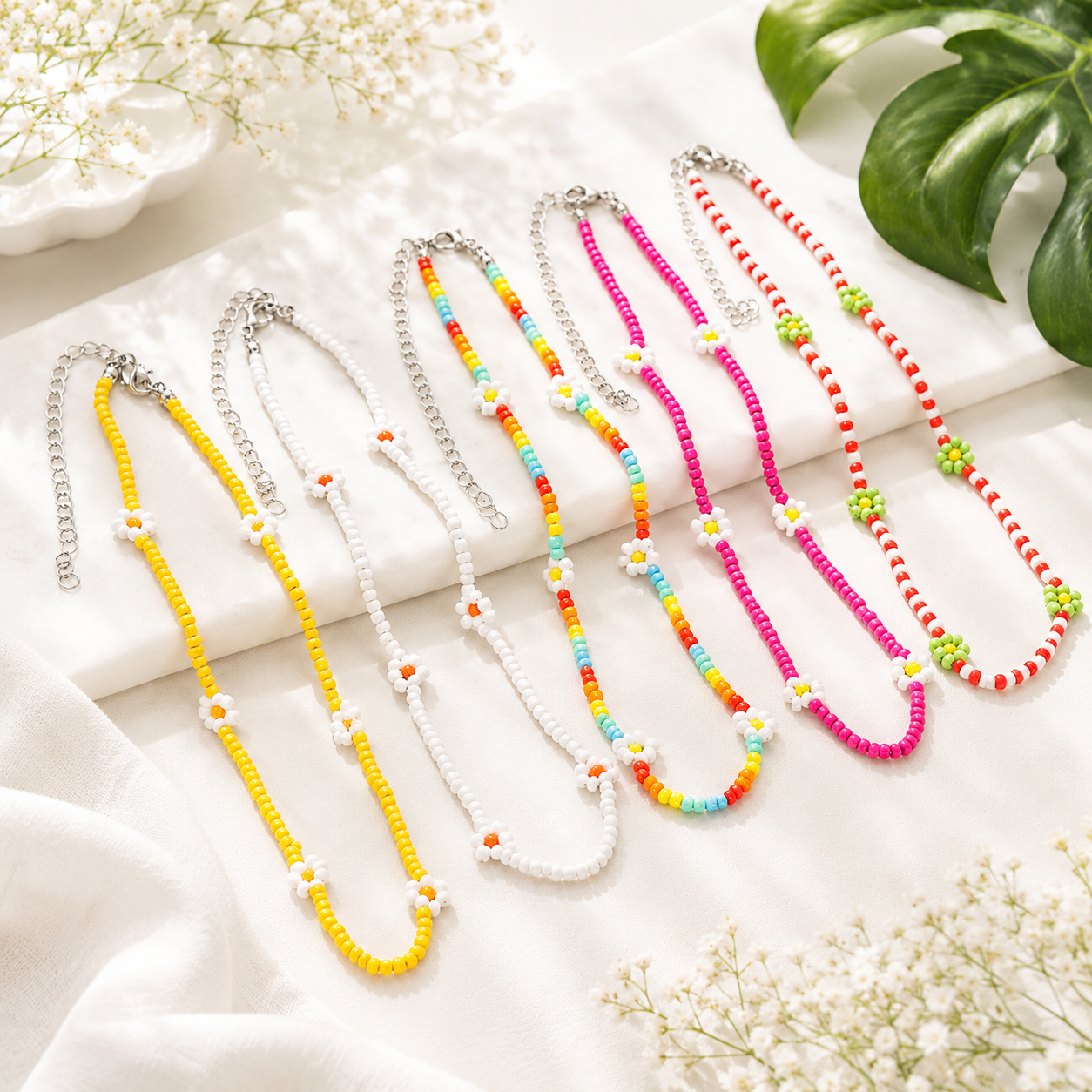 Boho Blossom Necklace - 9 colors - Hello Baabs