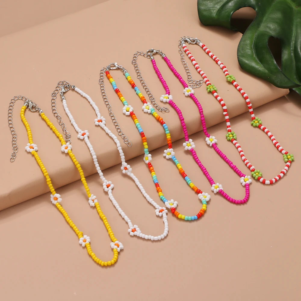 Boho Blossom Necklace - 9 colors - Hello Baabs LLC 