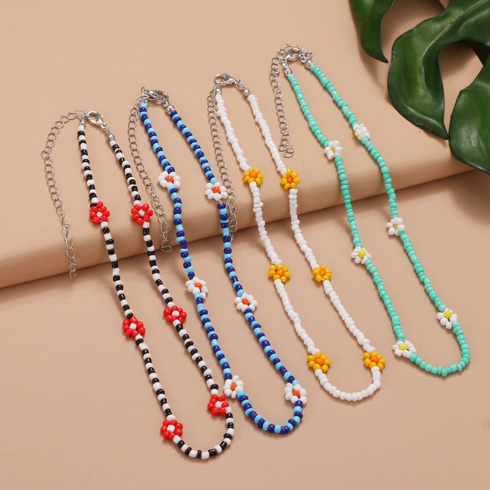 Boho Blossom Necklace - 9 colors - Hello Baabs LLC 