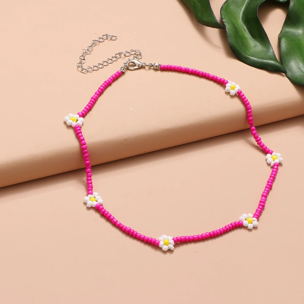 Boho Blossom Necklace - 9 colors - Hello Baabs LLC 