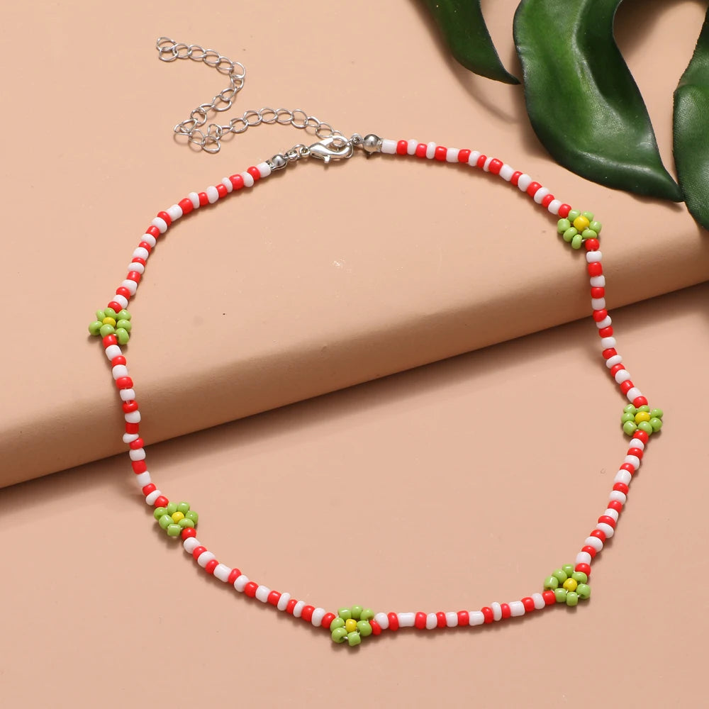 Boho Blossom Necklace - 9 colors - Hello Baabs LLC 