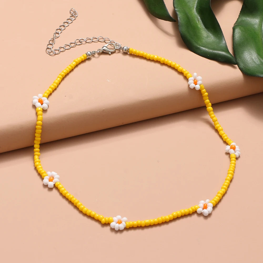 Boho Blossom Necklace - 9 colors - Hello Baabs LLC 