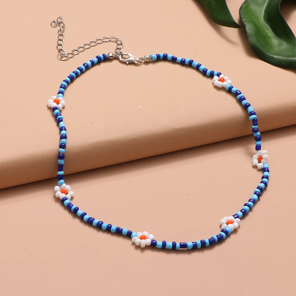 Boho Blossom Necklace - 9 colors - Hello Baabs LLC 